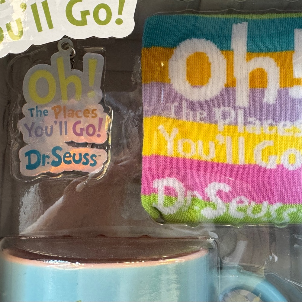 Dr. Seuss Mug, Socks, and Keychain Bundle - Picture 3 of 4